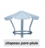 CHAPEAU PARE-PLUIE POLYFEU DIAM.200