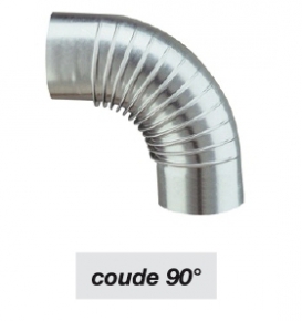 Coude Polyfeu 90° matériel fioul ø153 mm