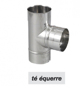 Té equerre Polyfeu matériel fioul L=1m et ø153 mm