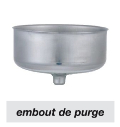 Embout de purge Polyfeu matériel fioul ø153 mm