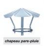 CHAPEAU PARE-PLUIE POLYFEU DIAM.153